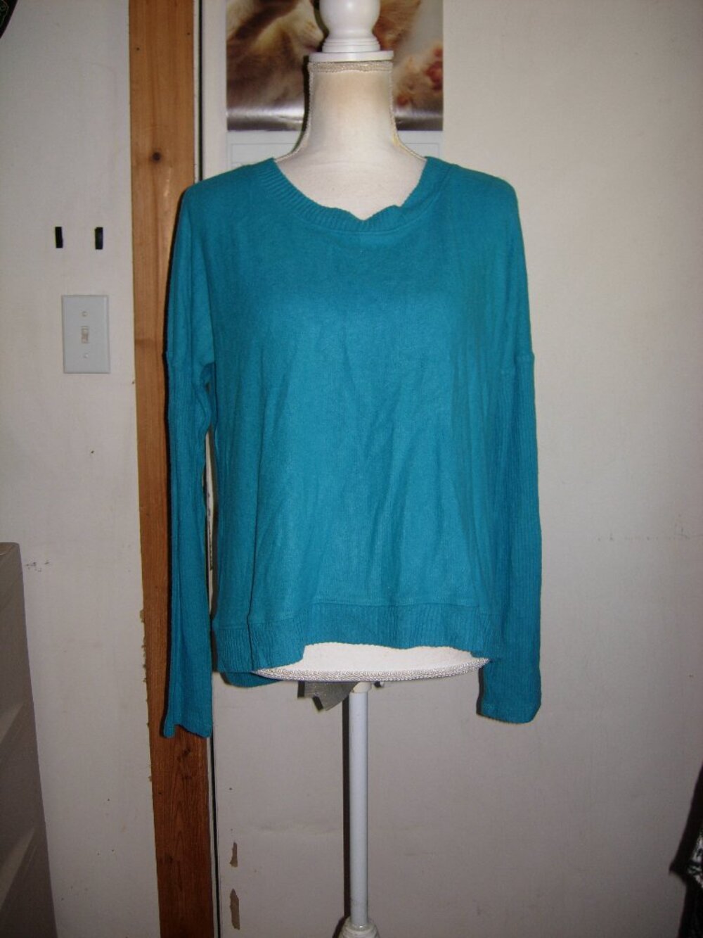 Stem Turquoise Sweater M Nordstrom